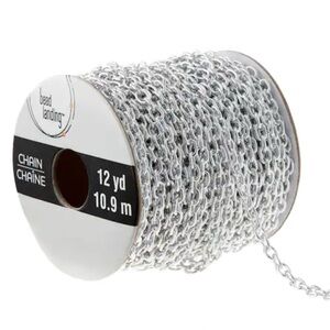 Michael’s Silver Fine Chain Spool by Bead Landing
